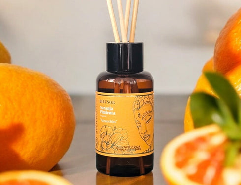Difusor Aromático Aromanza 60 ML Naranja y Pimienta